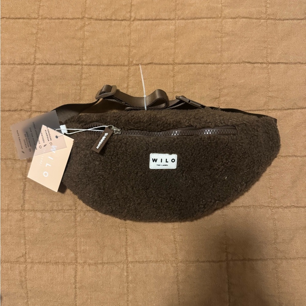 NWT WILO The Label Teddy Fur Fanny Pack